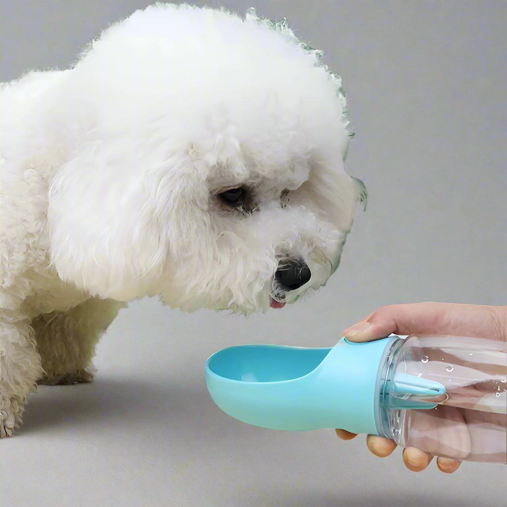 בקבוק מים נייד עם אחסון מזון - PetPals