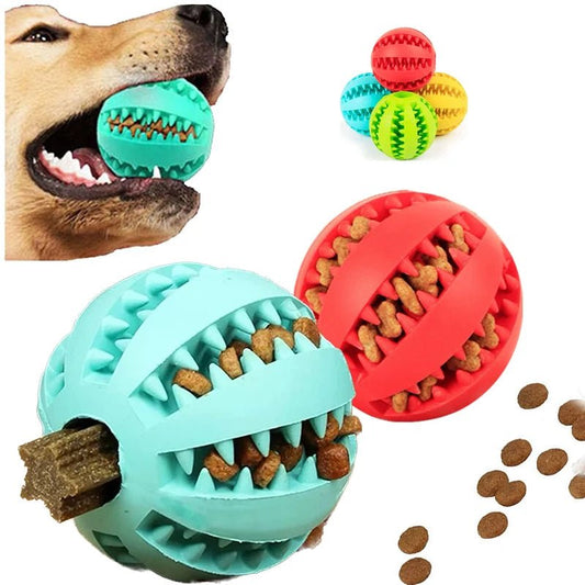 כדור צעצוע לניקוי שיניים ולשעות של כיף - PetPals